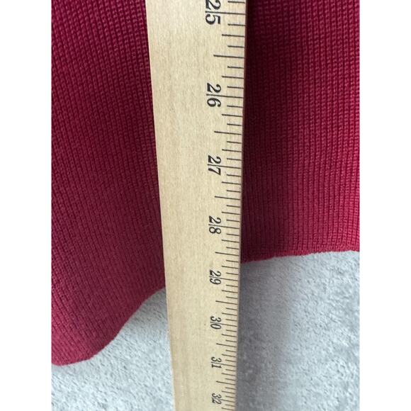 Eileen Fisher Sweater Womens Large Pink Open Front Cardigan Tencel Silk Blend - Picture 7 of 8